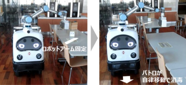 【ビルメンロボット】警備しながら消毒もするロボット：JUKIのパトロ